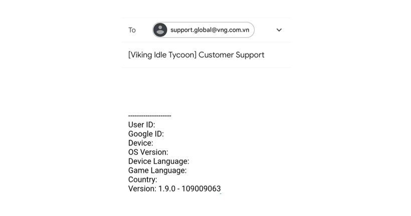 Viking Idle Tycoon Customer Support