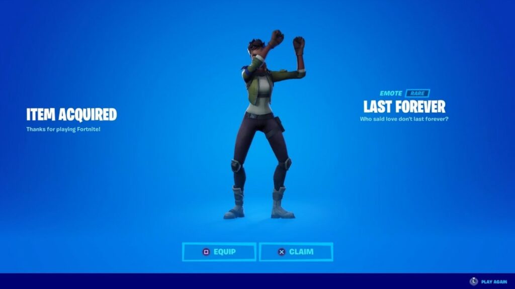 Fortnite Last Forever Emote