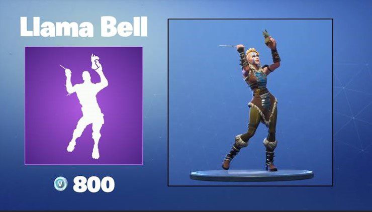 Fortnite Llama Bell Emote