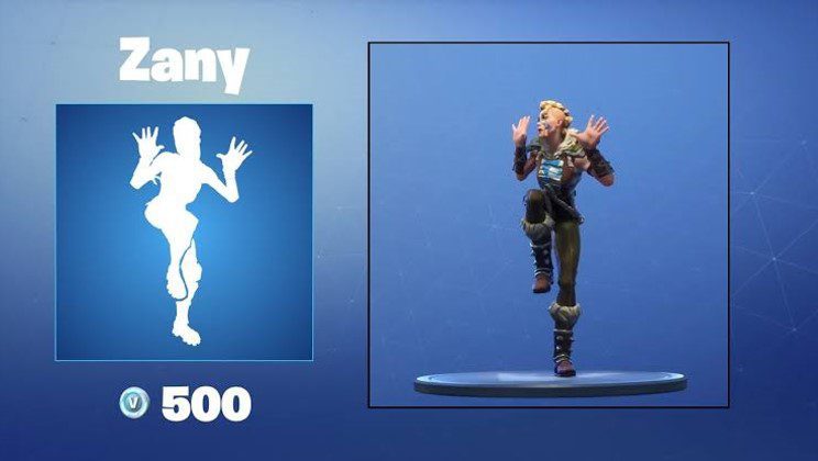 Fortnite Zany Emote