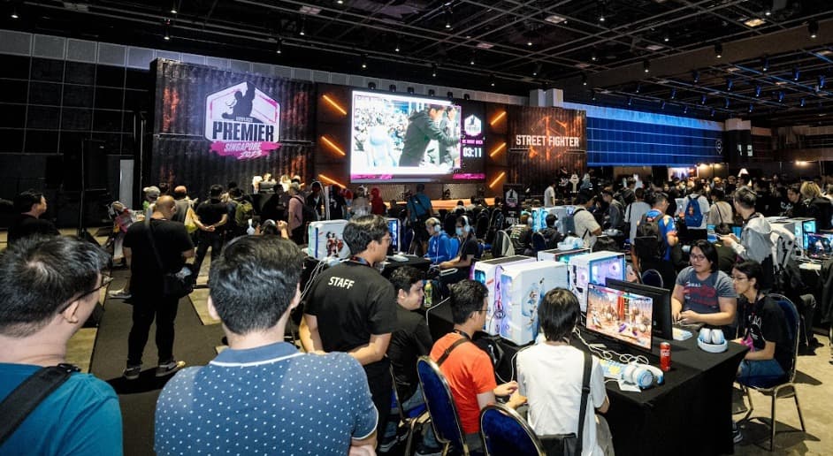 gamescom asia 2023 Day 3 Highlights CAPCOM Pro Tour Singapore Offline - Gamers engaging in the tournament