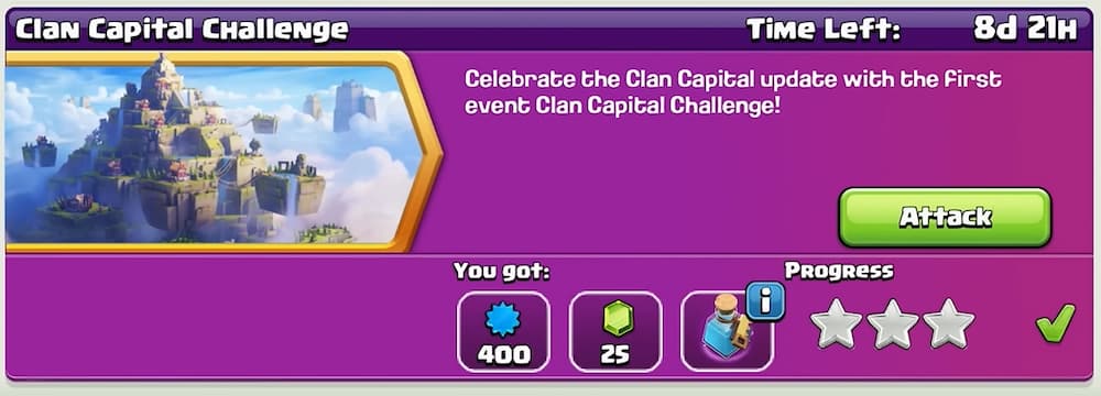Clan Capital Challenge Clash of Clans