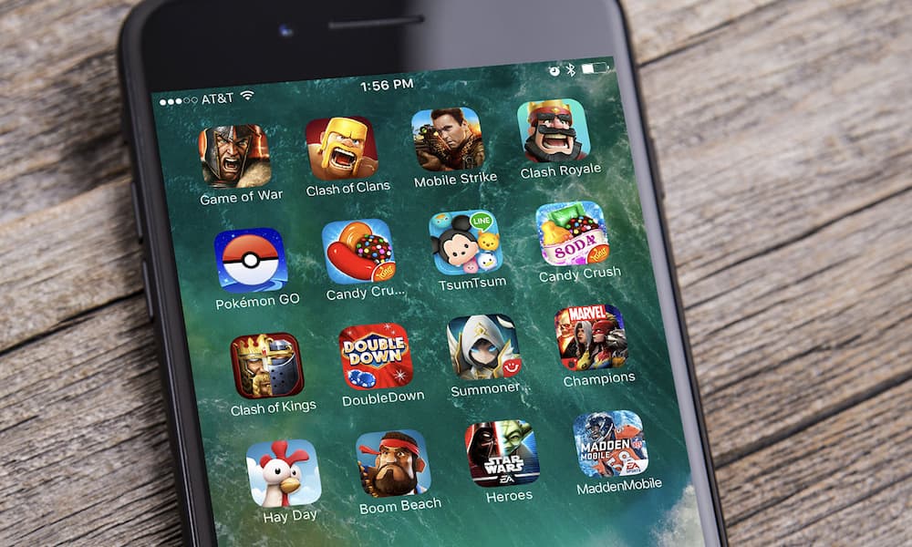 mobile games on your device