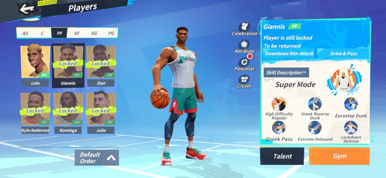 Dunk City Dynasty Player Tier List for August 2024