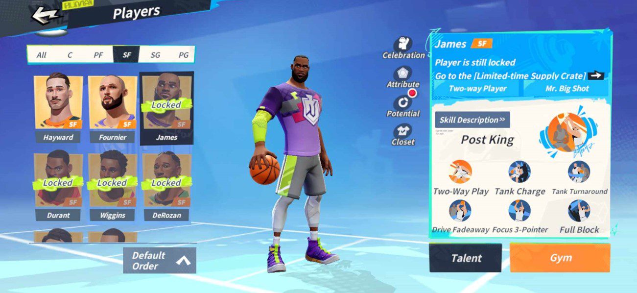 Уровневый список игроков Dunk City Dynasty на август 2024 г.