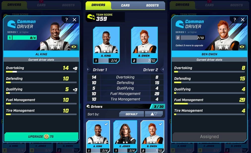 NASCAR® Manager Drivers