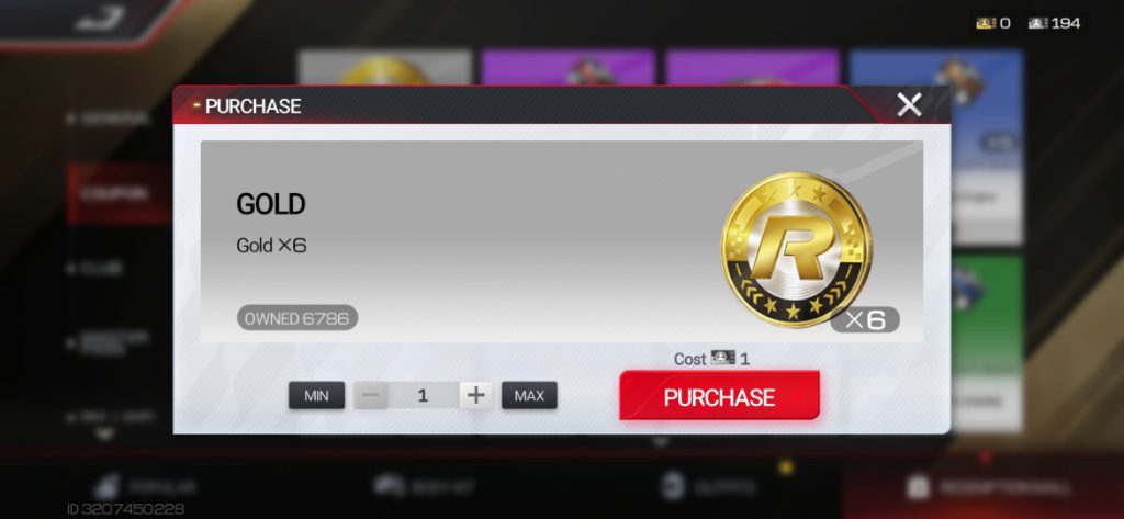 Racing Master Gold purchase