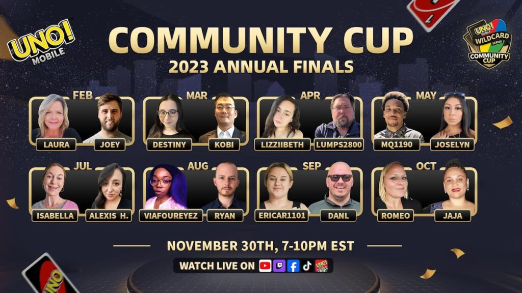 UNO! Mobile Wildcard Series: Community Cup USA and Canada 2023 Annual Finals