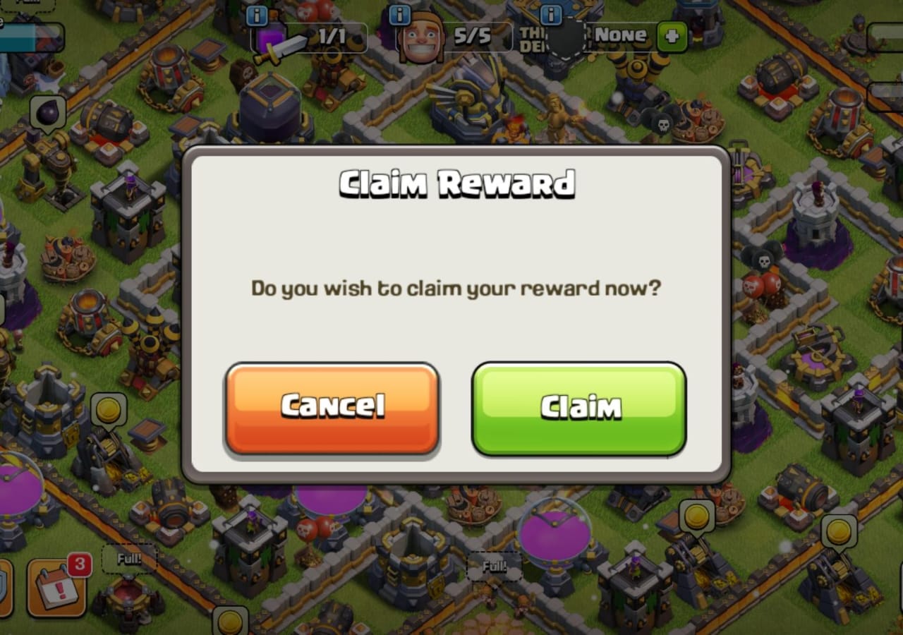 Clash of Clans free rewards and how to claim them