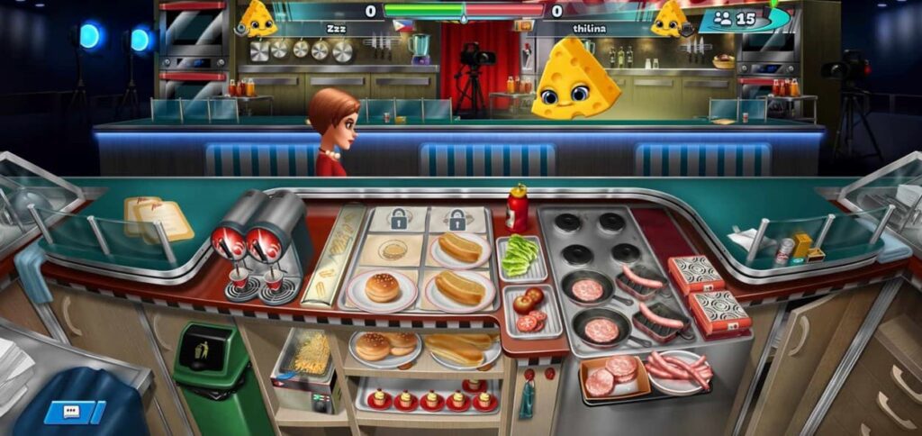 Cooking Fever Duels: Food Wars Kitchen Areas