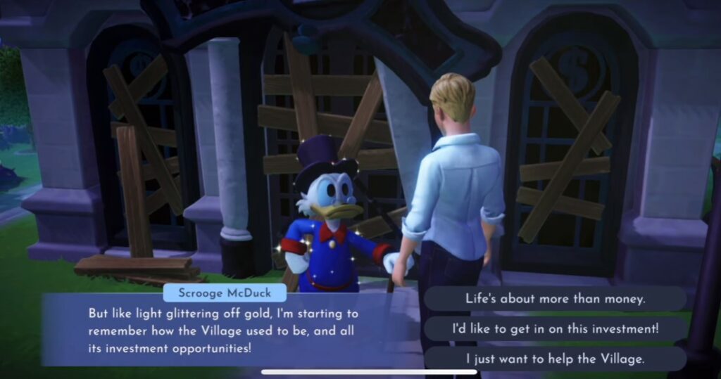 Disney Dreamlight valley arcade edition dialogue