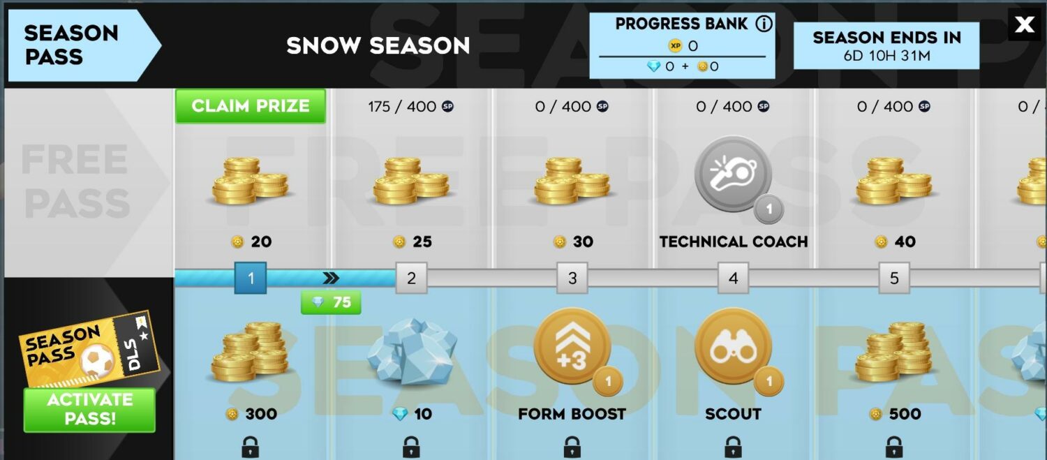 Dream League Soccer 2024 Season Pass Rewards