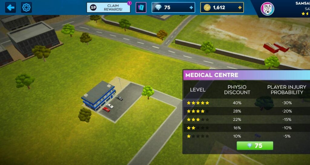 Dream League Soccer 2024 Medical Centre