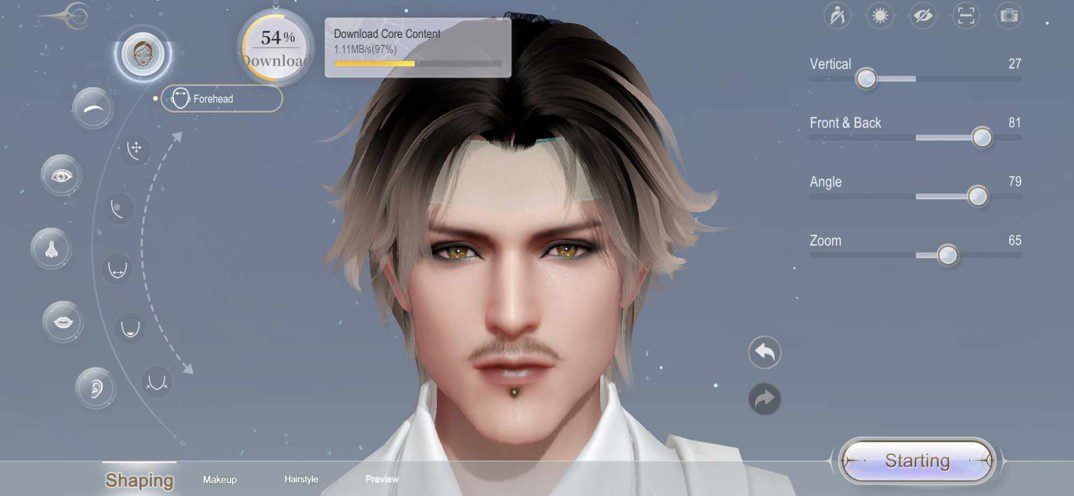 Revelation Mobile Character creation