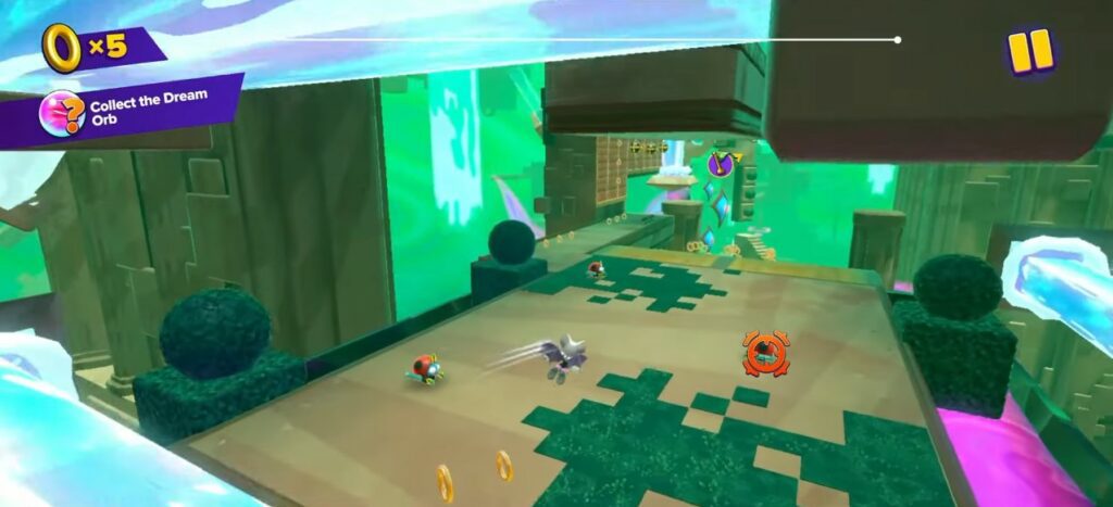 Sonic Dream Team bounce attack
