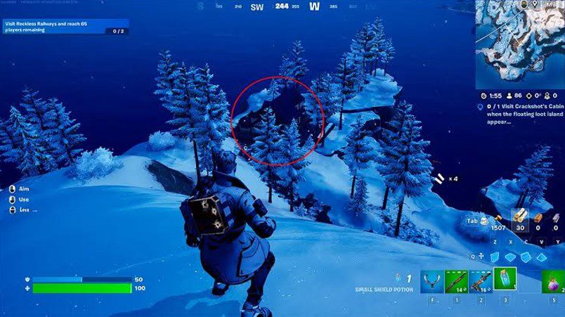 Fortnite Winterfest 2023 Krampus location