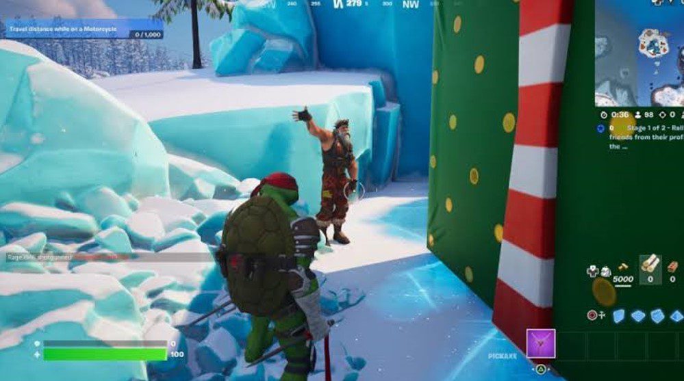 Fortnite Winterfest 2023 Sgt Winter location Holiday Presents