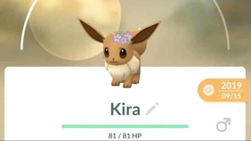 Pokémon Go Change name to Kira