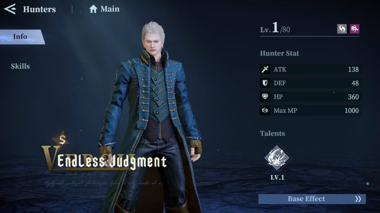 Devil May Cry Peak of Combat Endless judgment