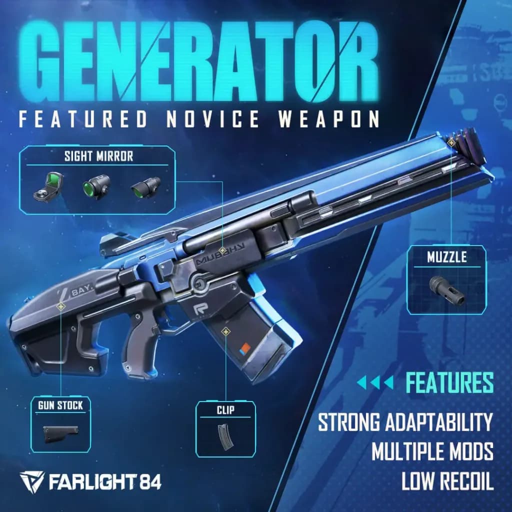 Generator in Farlight 84