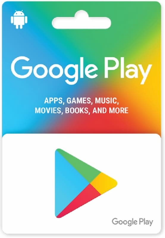 Google Play voucher cards