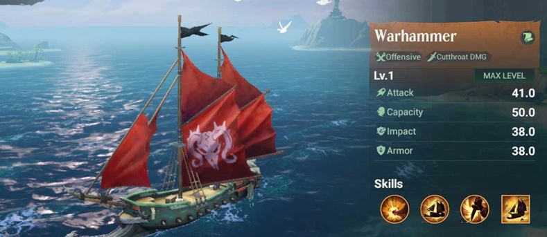 Sea of Conquest Pirate War Ship