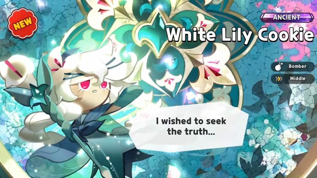 Cookie Run: Kingdom White Lily Cookie