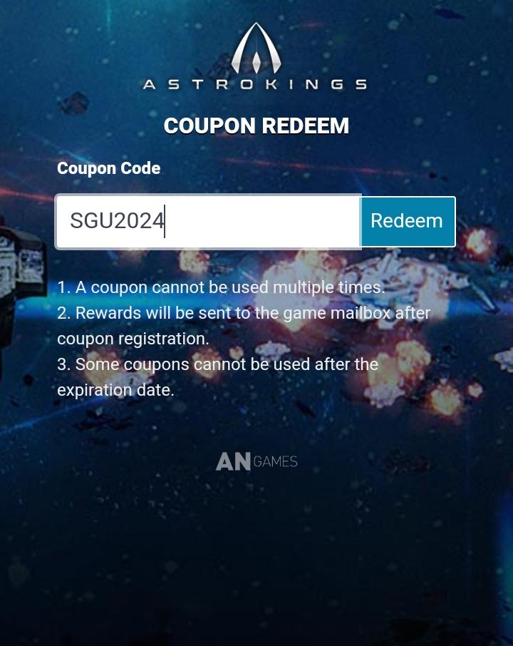 AstroKings free redeem codes center