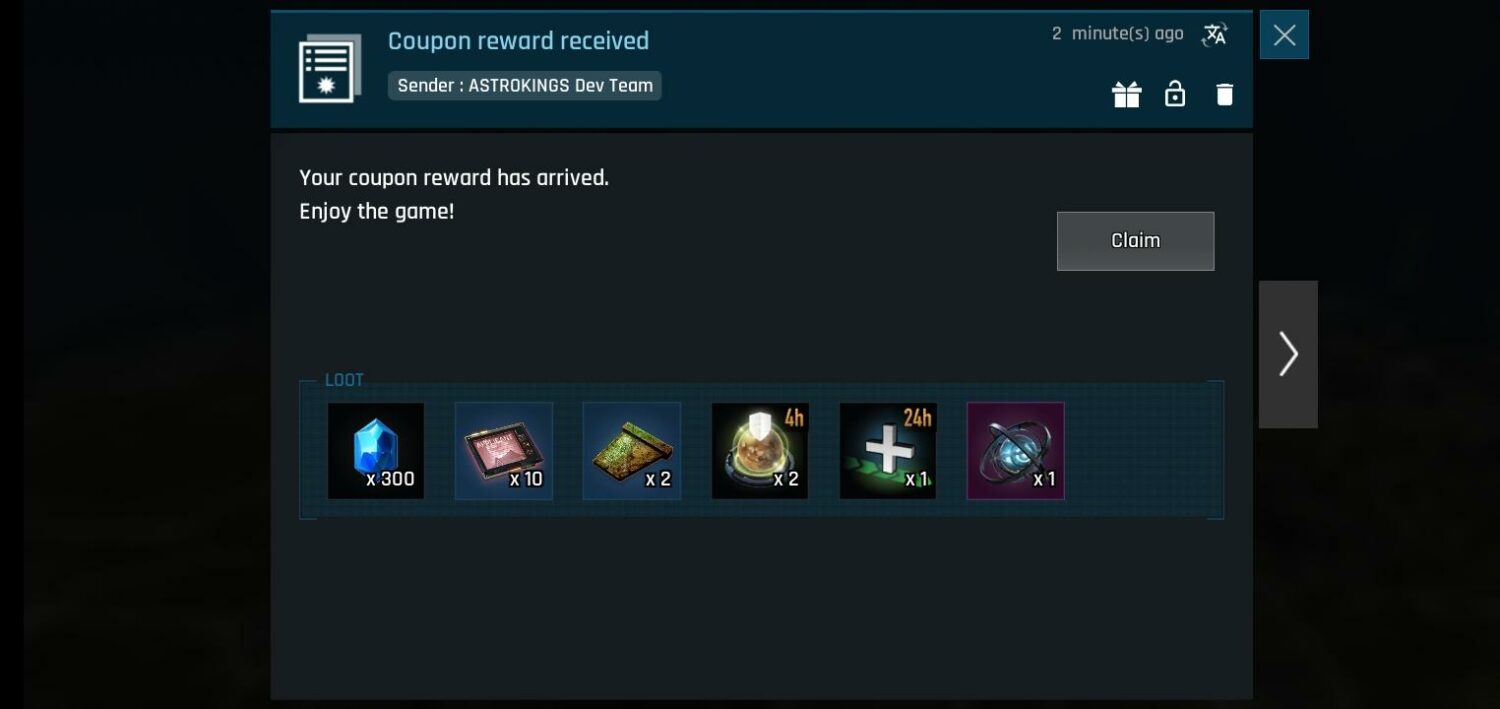 AstroKings free redeem codes rewards