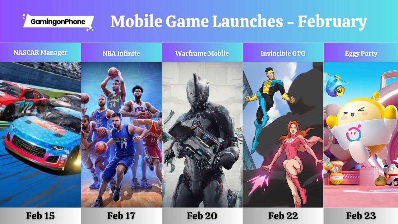 All Mobile games (Android and iOS) releasing in February 2024