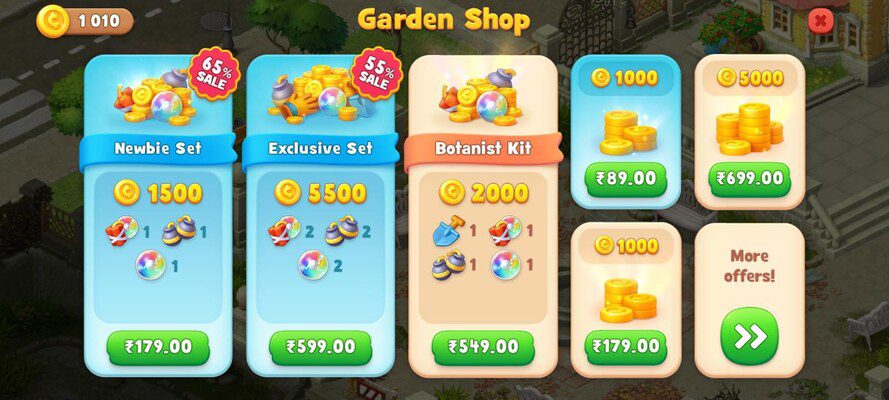 Gardenscapes Redeem Code Rewards
