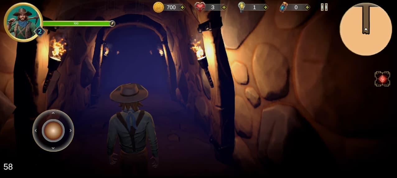 Miner escape puzzle adventure controls 