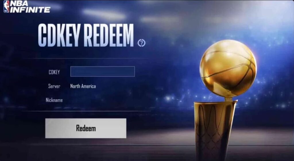 NBA Infinite redeem codes