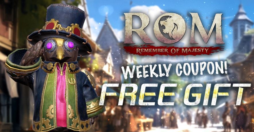 ROM Remember Of Majesty Weekly Coupon Free Gift
