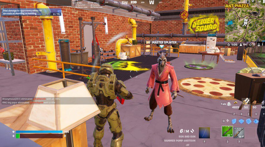 Fortnite Master Splinter location and where to find him