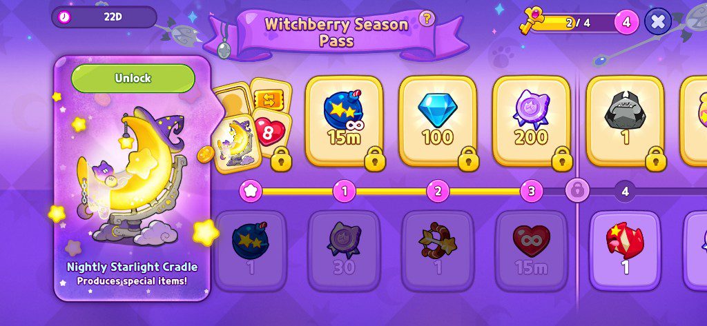 Cookie Run Witch's Castle Witchberry season pass