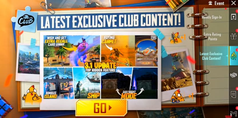 Exclusive club contents for the 6th anniversary celebration