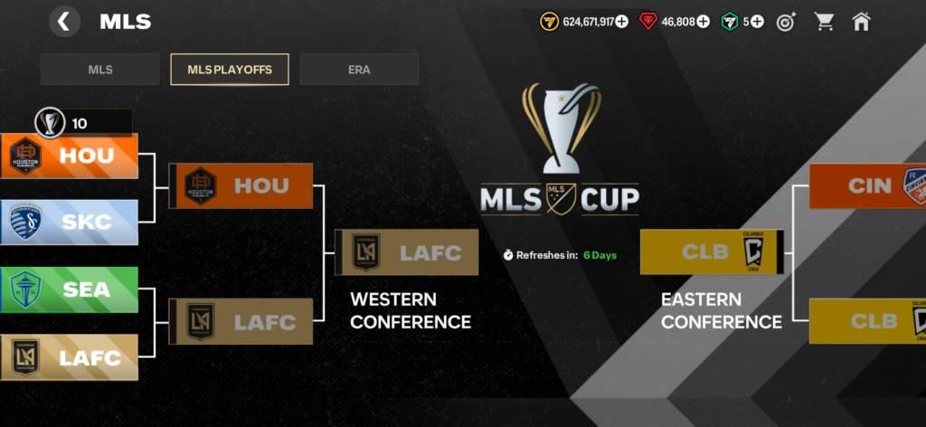 FC Mobile MLS Playoffs Event Tab