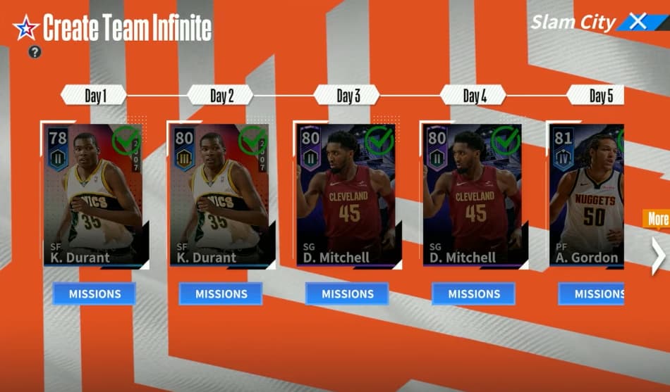 NBA Infinite Team Infinite
