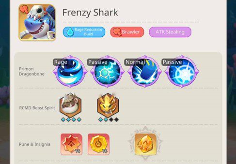 Primon Legion Frenzy Shark