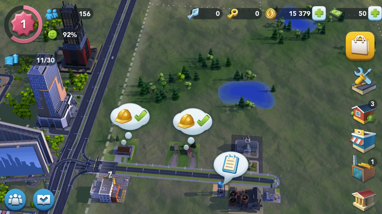 SimCity BuildIt gameplay