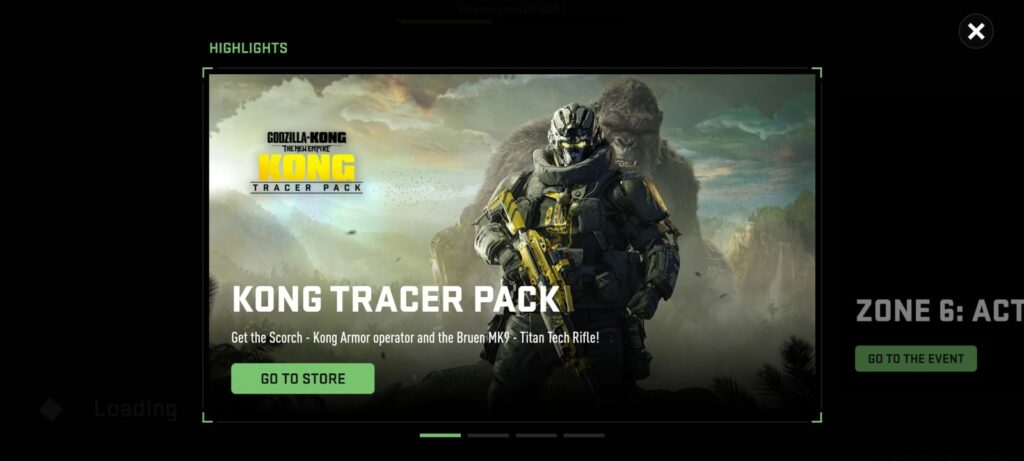 Warzone Mobile packs for purchase