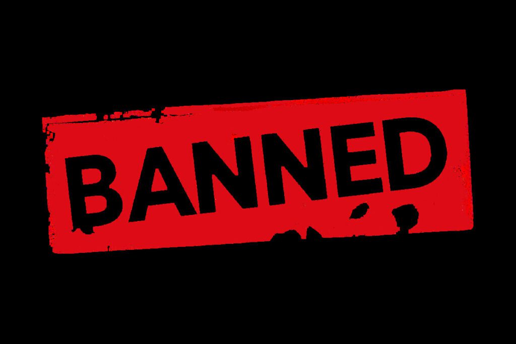 Banned banner