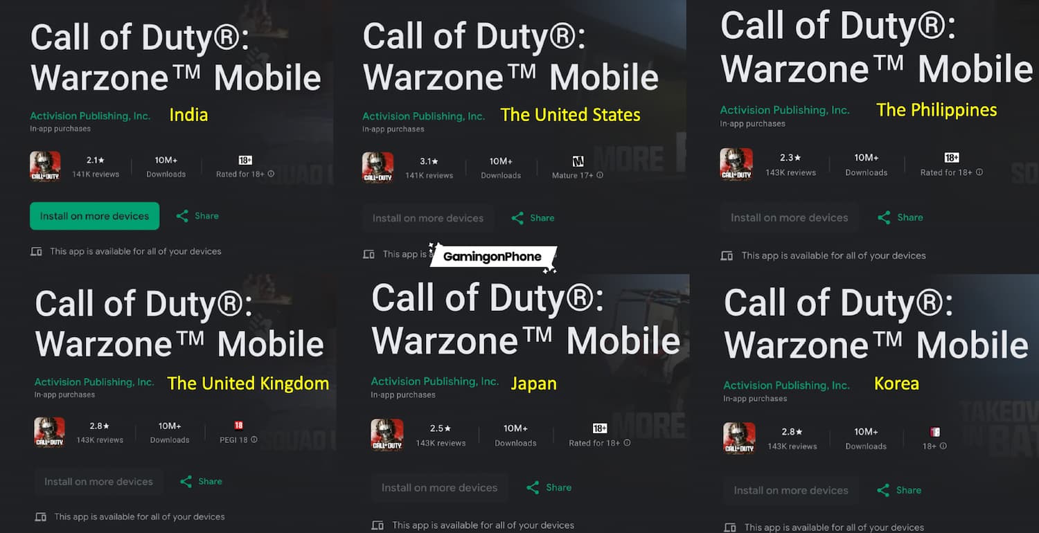 Warzone Mobile review, Warzone Mobile google play review, warzone mobile