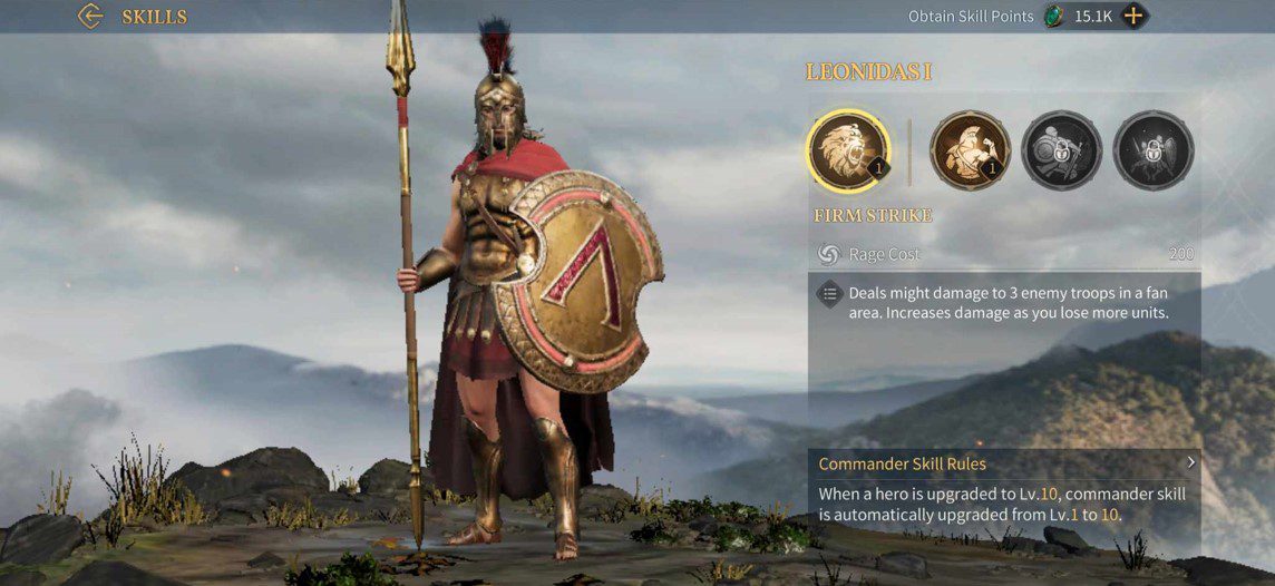 Age of Empires Mobile Leonidas I