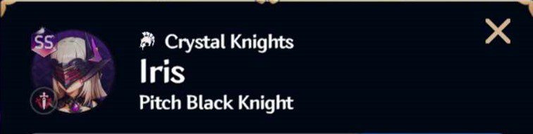 Crystal Knights Iris