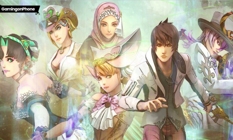SaGa Emerald Beyond Square Enix Game Characters Cover