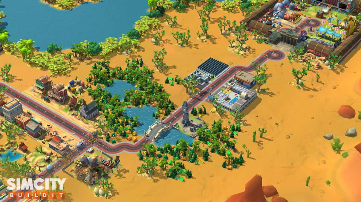 SimCity BuildIt Cactus Canyon region