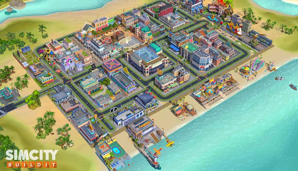 SimCity BuildIt Sunny Isle region