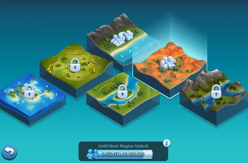 SimCity BuildIt How to unlock regions